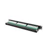 Lanberg PPU5-1048-B 19" 1U 48port Cat.5e UTP árnyékolatlan fekete patch panel