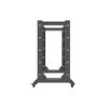 Lanberg OR01-6822-B 19" 22U SZÉL:600mm MÉLY:800mm MAG:1249mm lapraszerelt fekete rack keret