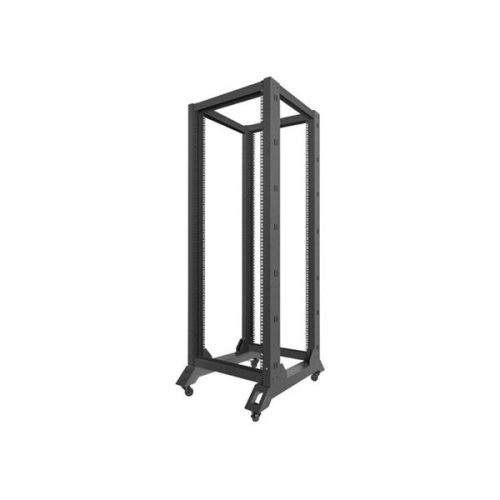 Lanberg OR01-6832-B 19" 32U SZÉL:600mm MÉLY:800mm MAG:1694mm lapraszerelt fekete rack keret