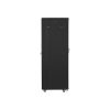 Lanberg FF01-6842-23B 19" 42U SZÉL:600mm MÉLY:800mm MAG:2047mm lapraszerelt LCD hálós fémajtós fekete rack szekrény