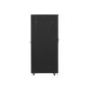 Lanberg FF01-8042-23B 19" 42U SZÉL:800mm MÉLY:1000mm MAG:2047mm lapraszerelt hálós fémajtós fekete rack szekrény