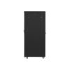 Lanberg FF01-8042-23B 19" 42U SZÉL:800mm MÉLY:1000mm MAG:2047mm lapraszerelt hálós fémajtós fekete rack szekrény