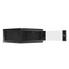 Lanberg WF01-6604-10B 19" 4U SZÉL:600mm MÉLY:600mm MAG:290mm lapraszerelt üvegajtós fekete fali rack szekrény