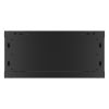 Lanberg WF01-6604-10B 19" 4U SZÉL:600mm MÉLY:600mm MAG:290mm lapraszerelt üvegajtós fekete fali rack szekrény