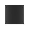 Lanberg WF01-6612-00B 19" 12U SZÉL:600mm MÉLY:600mm MAG:645mm lapraszerelt fémajtós fekete fali rack szekrény
