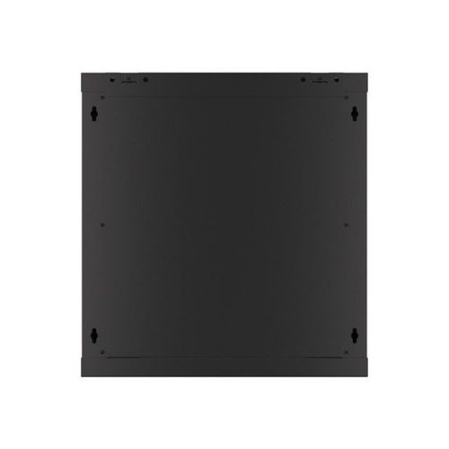 Lanberg WF01-6612-00B 19" 12U SZÉL:600mm MÉLY:600mm MAG:645mm lapraszerelt fémajtós fekete fali rack szekrény