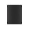 Lanberg WF01-6415-10B 19" 15U SZÉL:600mm MÉLY:450mm MAG:774mm lapraszerelt üvegajtós fekete fali rack szekrény