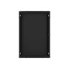Lanberg WF01-6418-10B 19" 18U SZÉL:600mm MÉLY:450mm MAG:907mm lapraszerelt üvegajtós fekete fali rack szekrény