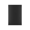Lanberg WF01-6418-10B 19" 18U SZÉL:600mm MÉLY:450mm MAG:907mm lapraszerelt üvegajtós fekete fali rack szekrény