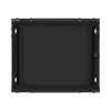 Lanberg WF01-6409-00B 19" 9U SZÉL:600mm MÉLY:450mm MAG:512mm lapraszerelt fémajtós fekete fali rack szekrény
