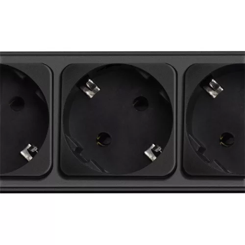 Akyga AK-SP-06A 1,8m 5 aljzat túlfeszültségvédő fekete elosztó