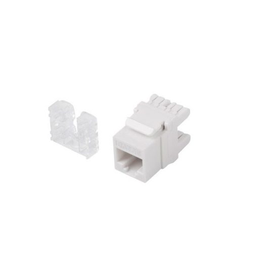 Lanberg KSU5-1000 Cat5e UTP 180°-os betűzős árnyékolatlan RJ45 Keystone jack