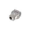 Lanberg KSF6-2000 Cat6 FTP 180°-os szerszám nélkül szerelhető árnyékolt RJ45 Keystone jack