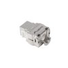 Lanberg KSFA-2000 Cat.6A FTP 180°-os szerszám nélkül szerelhető árnyékolt RJ45 Keystone jack