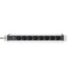 DIGITUS DN-95428 1U rack alu 8 schuko dugaljas C20-as tápcsatlakozós hálózati elosztó