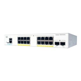   Cisco Catalyst C1000-16P-2G-L 16x GbE PoE+ LAN 2x SFP port L2 menedzselhető PoE+ switch