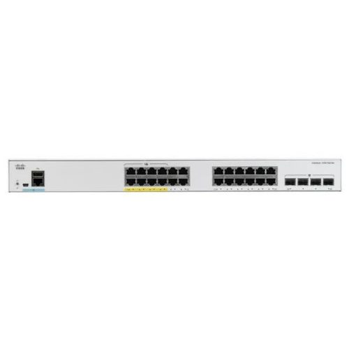 Cisco Catalyst C1000-24FP-4X-L 24x GbE PoE+ LAN 4x SFP+ port L2 menedzselhető PoE+ switch