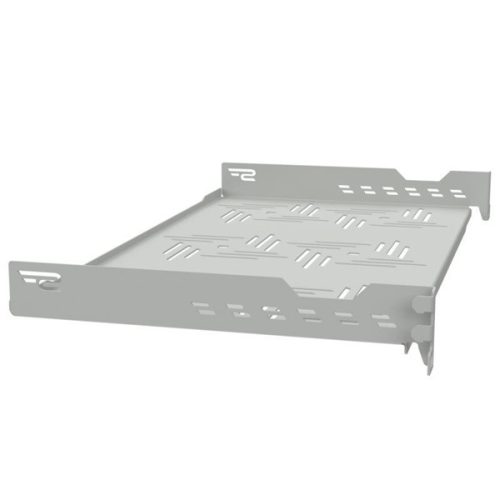 Stalflex B-RSF19-1U-250G 19" 1U 250mm mély 2 ponton rögzíthető szürke fix tálca