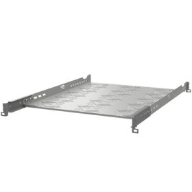   Stalflex B-RSA19-1U-550G 19" 1U 550mm mély 4 ponton rögzíthető szürke fix tálca