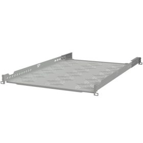   Stalflex B-RSA19-1U-650G 19" 1U 650mm mély 4 ponton rögzíthető szürke fix tálca