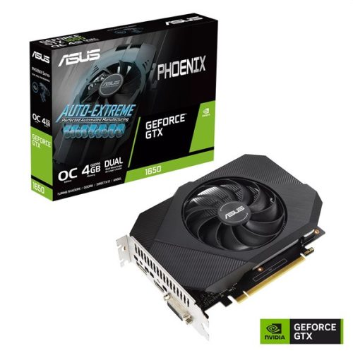 ASUS PH-GTX1650-O4GD6-P V2 nVidia 4GB GDDR6 128bit PCIe videokártya