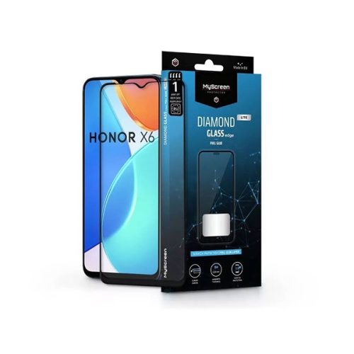 MSP LA-2229 Honor X6 Diamond Glass Lite Edge2.5D edzett üveg kijelzővédő fólia