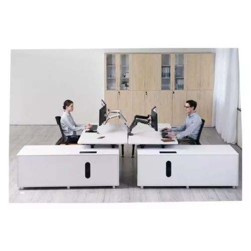 Spire CG-UGOZ-2S "-27" VESA 100x100 Dual asztali monitor tartó konzol