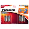 Panasonic LR03PPG/8BW 6+2F 1,5V AAA/mikro tartós alkáli elem 8 db/csomag