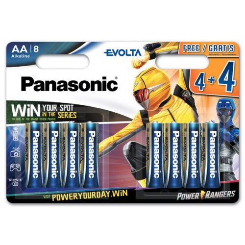 Panasonic EVOLTA LR6EGE/8BW 4+4F PR 1,5V AA/ceruza szupertartós alkáli elem 8 db/csomag