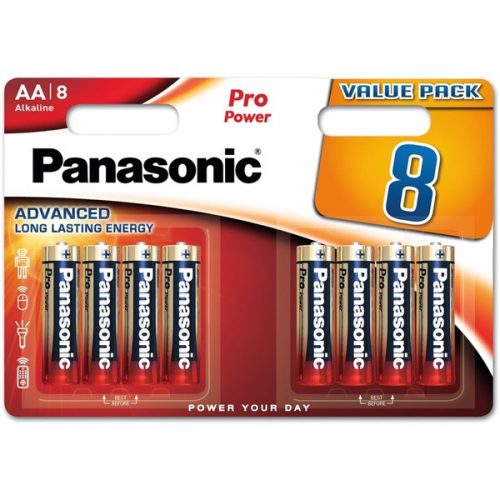 Panasonic LR6PPG/8BW 1,5V AA/ceruza tartós alkáli elem 8 db/csomag