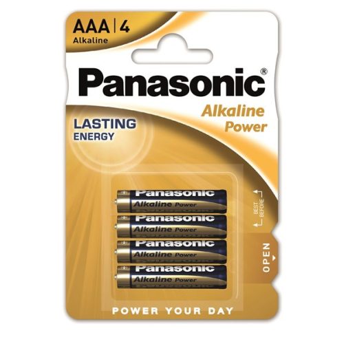 Panasonic LR03APB/4BP 1,5V AAA/mikro tartós alkáli elem 4 db/csomag