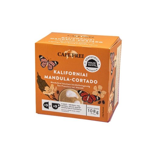 Cafe Frei Kaliforniai mandula-cortado dolce gusto kompatibilis 9db kávékapszula