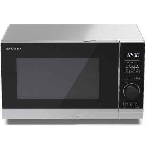 Sharp YC-PS204AE-S 700W 20L ezüst mikrohullámú sütő
