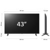 LG 43" 43UR78003LK 4K UHD Smart LED TV