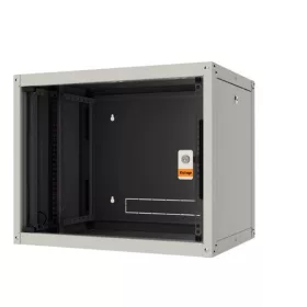   Legrand EVO16U6045P Evoline+ 19" 16U 600x450mm levehető oldallapos üvegajtós egyrészes fali rack szekrény