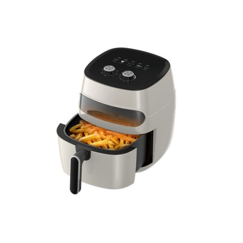 TOO AF-120W-1350 W fehér 5,2 L forrólevegős ablakos sütő (air fryer/airfryer)