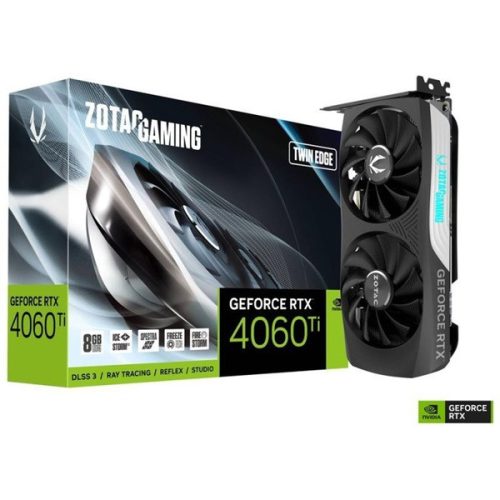 Zotac GAMING GeForce RTX 4060 Twin Edge OC  nVidia 8GB GDDR6 128bit PCIe videókártya