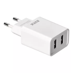 AVAX CH301 PURE Hálózati fali töltő 2x USB, 12W