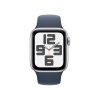 Apple Watch SE3 Cellular (40mm) ezüst alumínium tok , kék sport szíj (M/L) okosóra