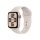 Apple Watch SE3 Cellular (40mm) csillagfény alumínium tok , csillagfény sport szíj (M/L) okosóra