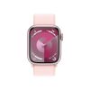 Apple Watch S9 Cellular (41mm) pink alumínium tok , világos pink sport pánt okosóra