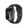 Apple Watch S9 Cellular (45mm) grafit rozsdamentes acél tok , éjfekete sport szíj (M/L) okosóra