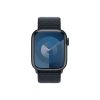 Apple Watch S9 GPS (41mm) éjfekete alumínium tok , éjfekete sport pánt okosóra