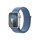 Apple Watch S9 GPS (41mm) ezüst alumínium tok , kék sport pánt okosóra