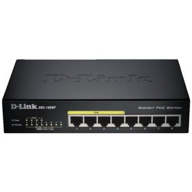   D-Link DGS-1008P/E 8port GbE LAN 4xPoE LAN nem menedzselhető PoE switch