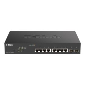   D-Link DGS-1100-10MPV2/E 8port GbE LAN 2x GbE SFP port PoE Smart switch