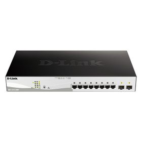   D-Link DGS-1210-10MP/E 8port GbE LAN 2x GbE SFP port PoE Smart switch