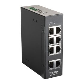  D-Link DIS-100E-8W 8x10/100 FE LAN port nem menedzselhető ipari switch