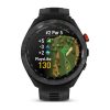 Garmin Approach S70 (47mm) fekete kerámia fekete szilikon szíjjal (ED) okosóra