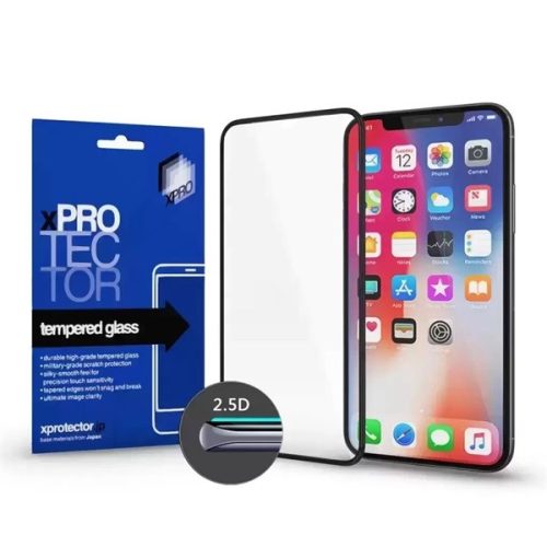 XPRO 128862 iPhone 15 Pro Max Tempered Glass 0.33 Full 2.5D üveg kijelzővédő fólia